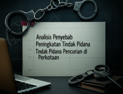 Analisis Penyebab Peningkatan Tindak Pidana Pencurian di Perkotaan
