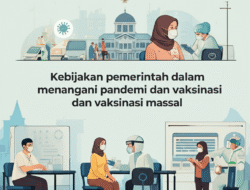 Kebijakan pemerintah dalam menangani pandemi dan vaksinasi massal