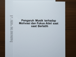 Pengaruh Musik terhadap Motivasi dan Fokus Atlet saat Berlatih