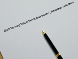 Studi Tentang Teknik Servis dalam Permainan Tenis Meja Tingkat Lanjut