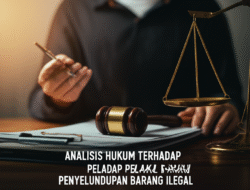 Analisis Hukum terhadap Pelaku Penyelundupan Barang Ilegal