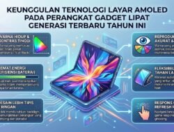 Keunggulan Teknologi Layar Amoled Pada Perangkat Gadget Lipat Generasi Terbaru Tahun Ini