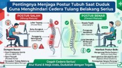 Pentingnya Menjaga Postur Tubuh Saat Duduk Guna Menghindari Cedera Tulang Belakang Serius